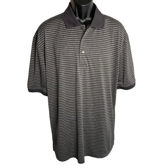 Ben Hogan Other - Ben Hogan Athletic Golf Polo Shirt XL Grey Short Sleeve Buttons Collar Stretch